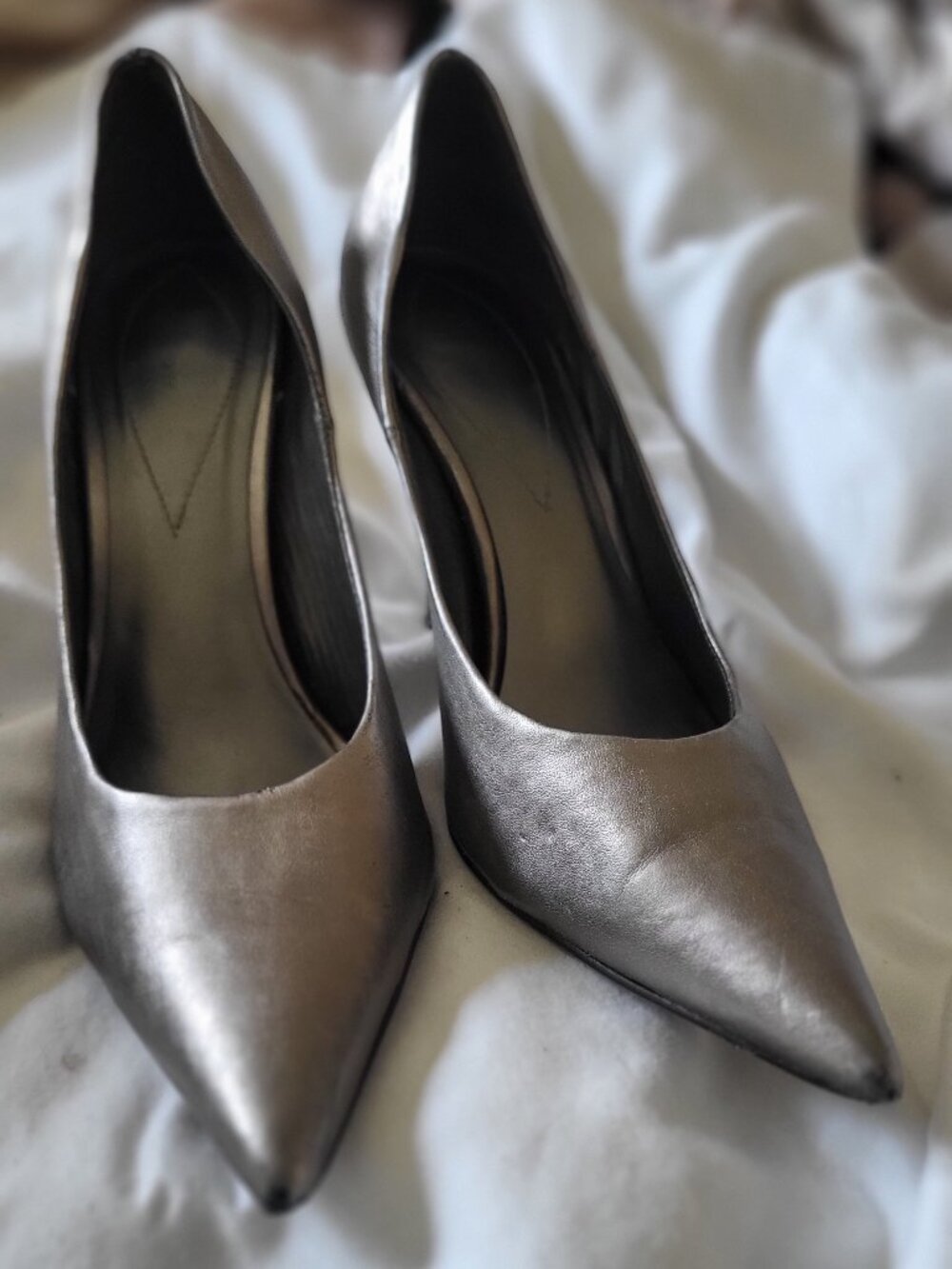 Silver Heels, Size 8
